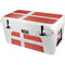 Denmark Flag Distressed YETI Tundra 65 Hard Cooler Skin